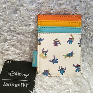 NWT Loungefly Lilo and Stitch poses cardholder